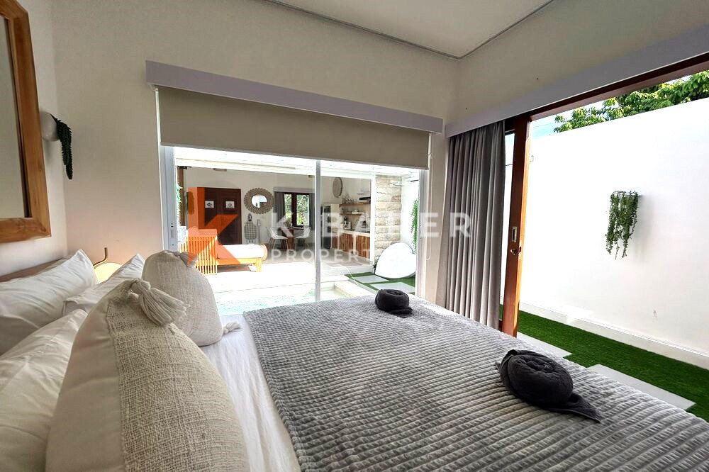 Villa tropicale moderne de deux chambres à coucher ouverte située à Ungasan