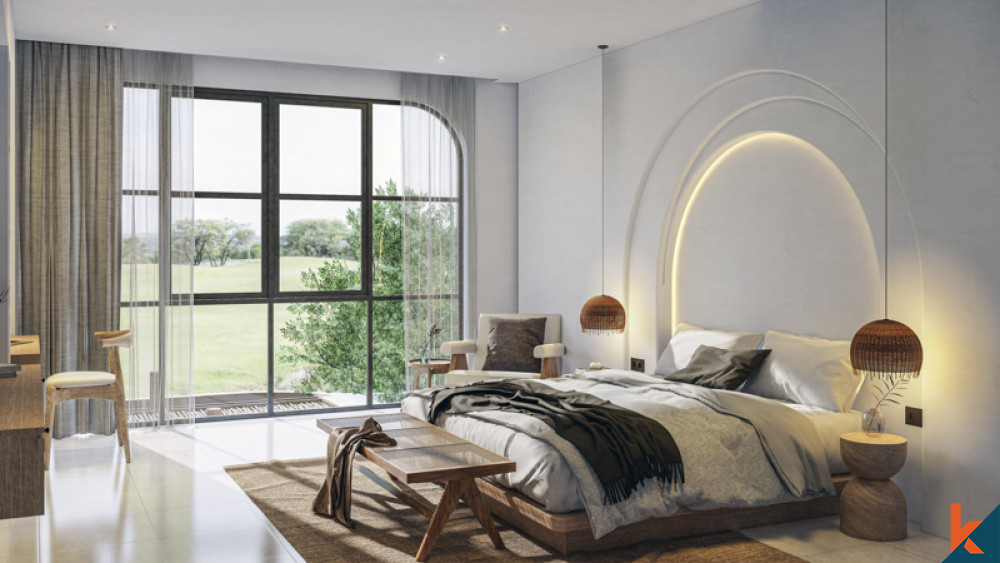 Vila empat kamar tidur baru yang menakjubkan dengan desain yang luar biasa di Umalas