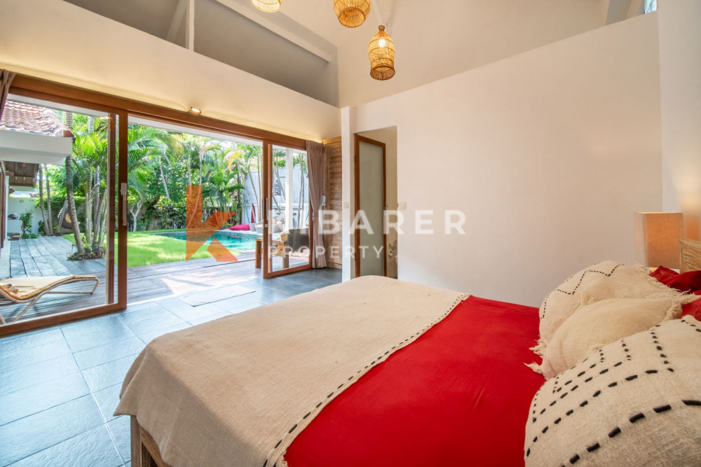 Tropical Comfort Three Bedroom Enclosed Living Villa in Kerobokan (Available on 1st May)