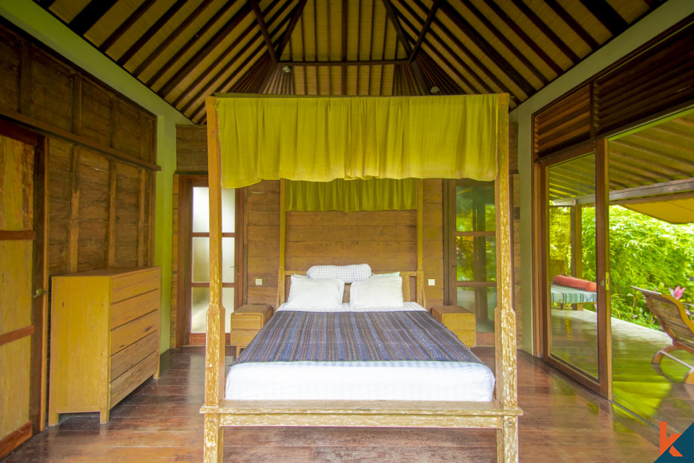 Traditional two bedroom property with jungle views in Ubud