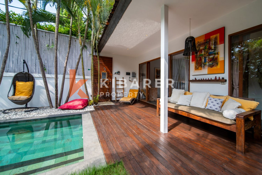 Tropical and Stunning Three Bedroom Enclosed Living Villa in Kerobokan (Available on 1st May)