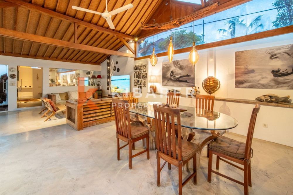 Tropical and Stunning Three Bedroom Enclosed Living Villa in Kerobokan (Available on 1st May)