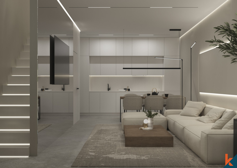 Vila satu kamar tidur modern yang akan datang di Berawa yang modis