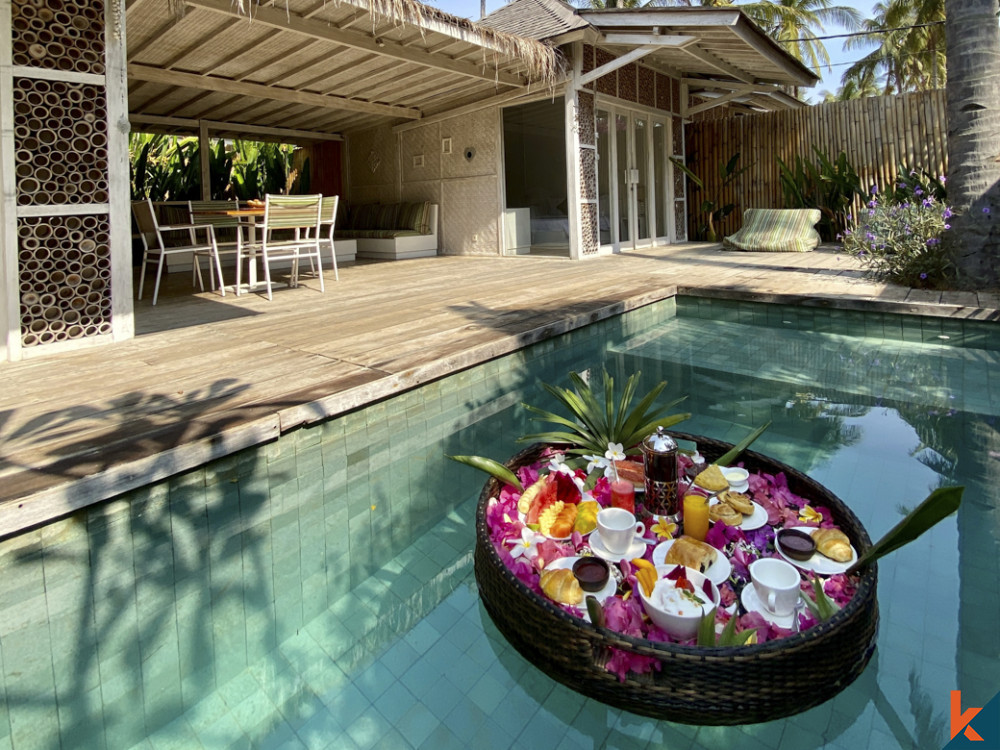 Beautiful tropical resort for sale in popular Gili Island