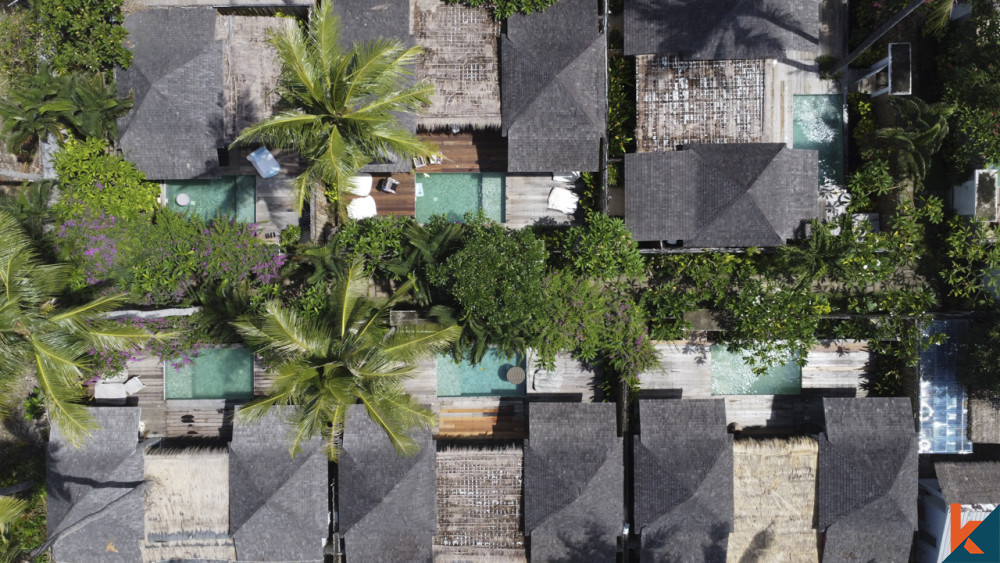 Resor tropis yang indah dijual di Pulau Gili yang populer