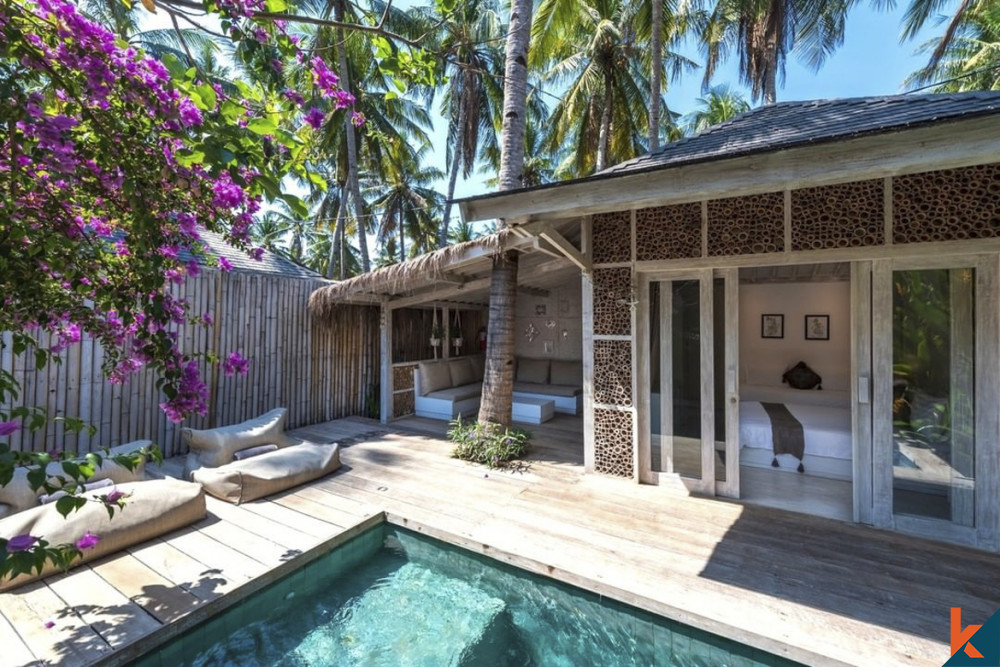 Beautiful tropical resort for sale in popular Gili Island