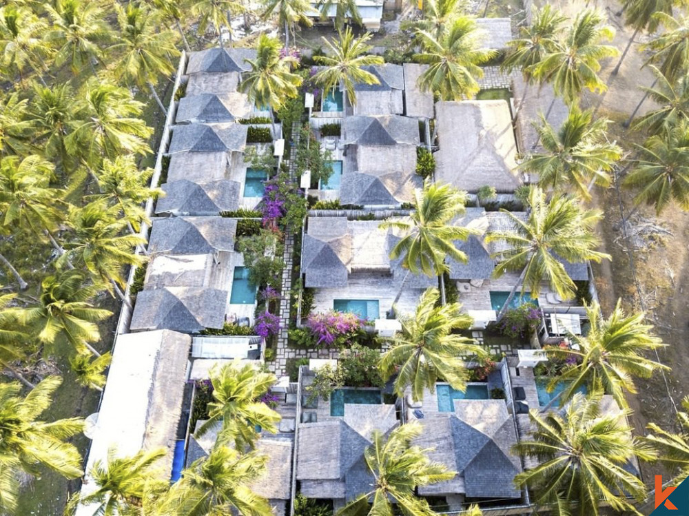 Beautiful tropical resort for sale in popular Gili Island