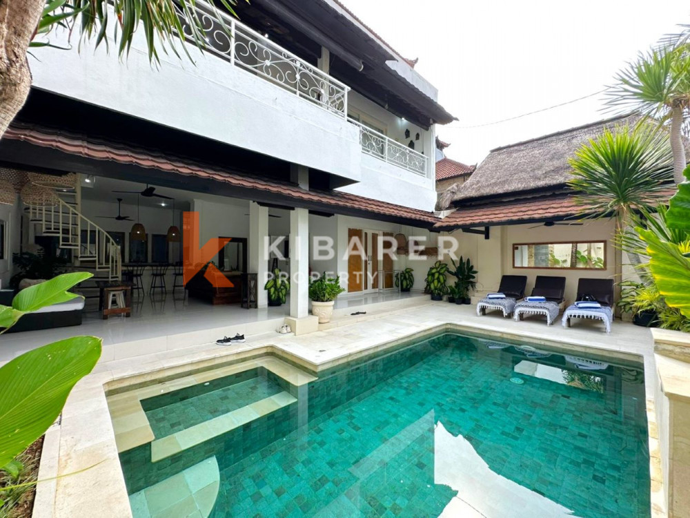 Traditional Three Bedroom Open Living Villa with Tropical Touch in Mertanadi