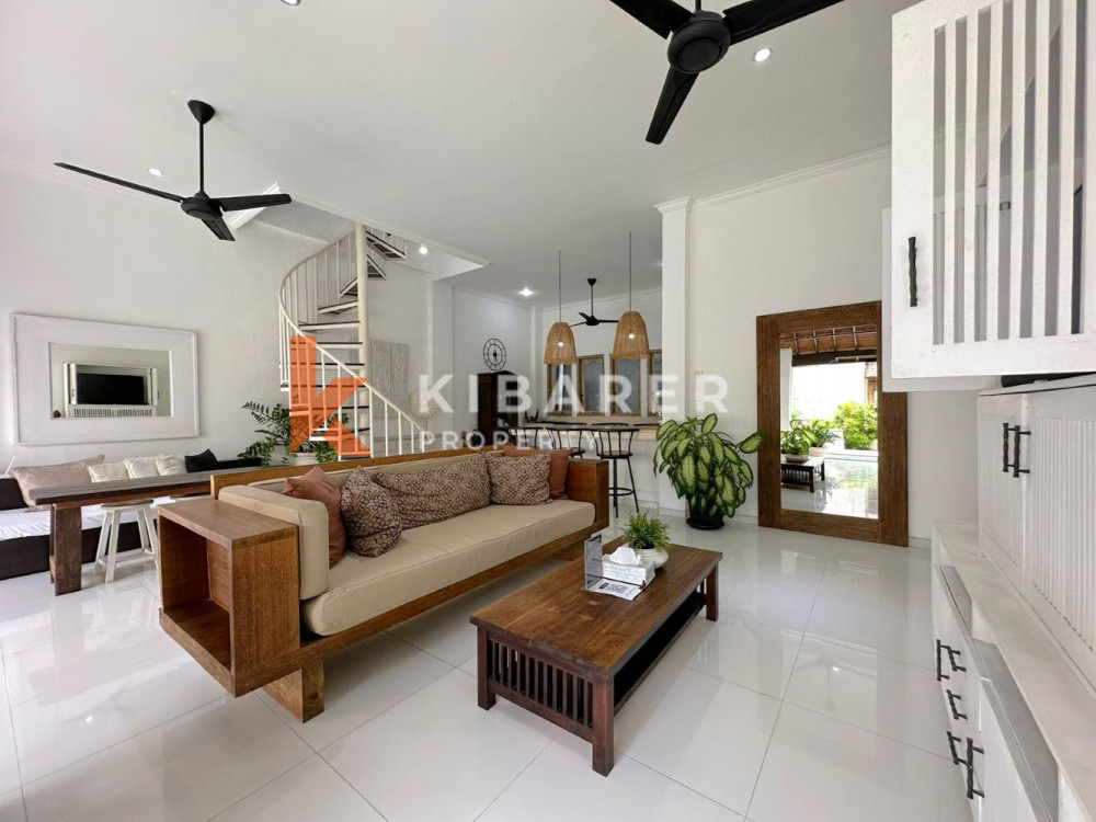 Traditional Three Bedroom Open Living Villa with Tropical Touch in Mertanadi