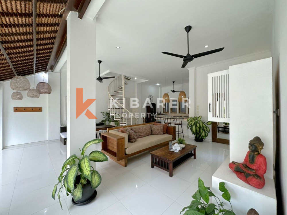 Traditional Three Bedroom Open Living Villa with Tropical Touch in Mertanadi