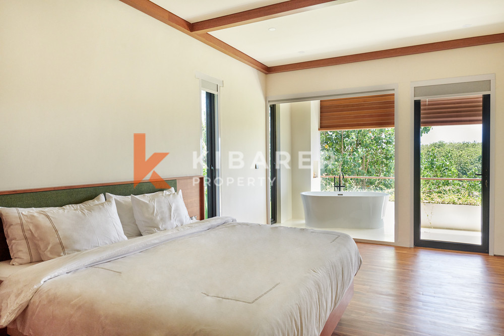 Stunning Three Bedroom Villa Enclosed Living Room Situated in Canggu