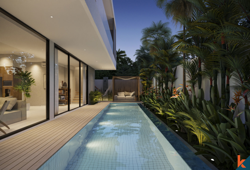 New upcoming modern three bedroom villa in Umalas Bumbak