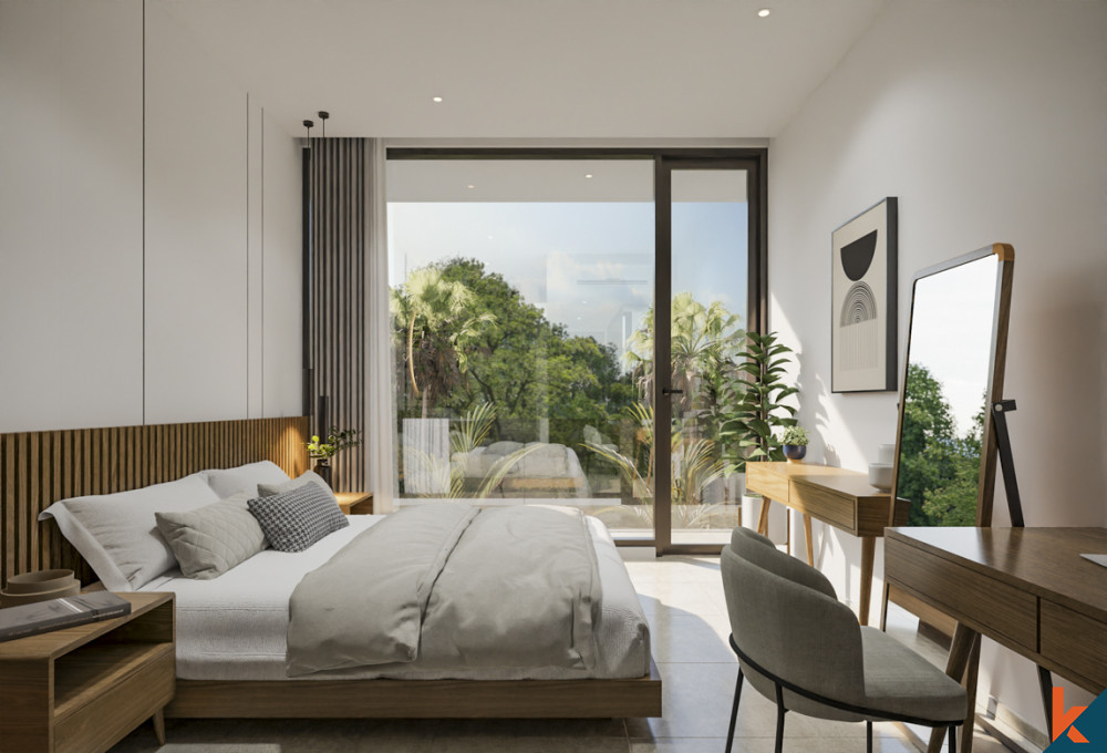 Vila tiga kamar tidur modern baru yang akan datang di Umalas Bumbak