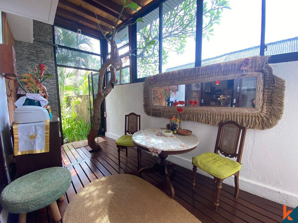 Homey Two Bedroom House with big garden for sale in Kerobokan