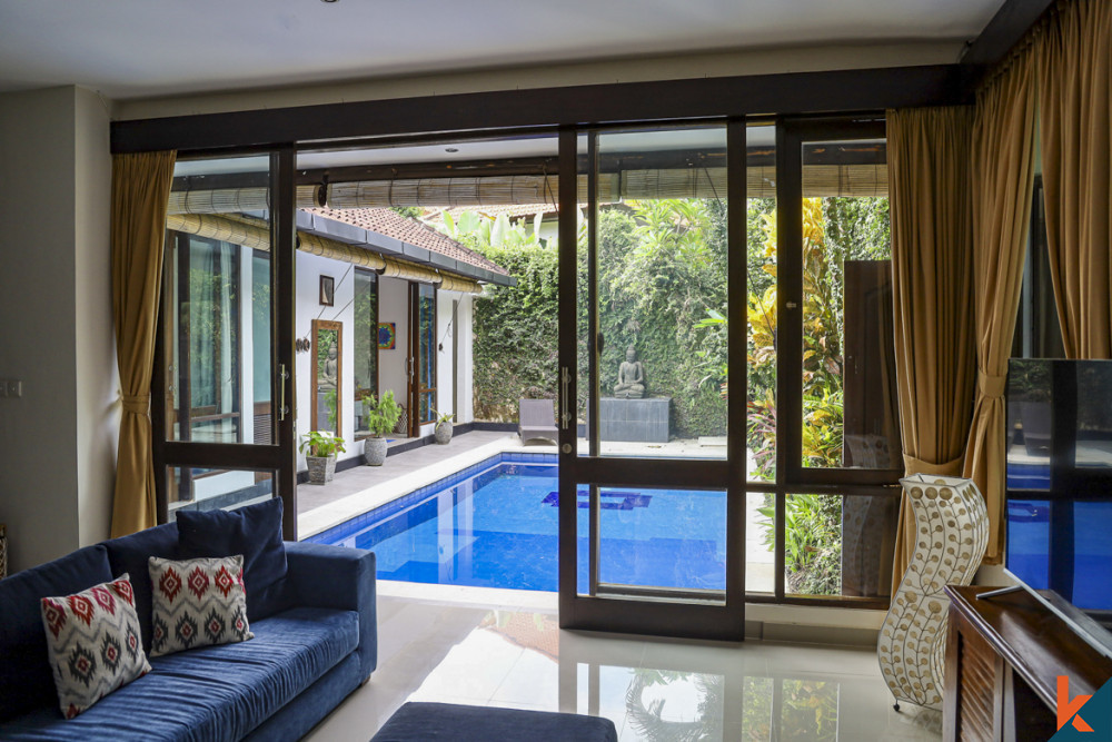 Great estate, lease hold four bedrooms mixed styles in Kerobokan