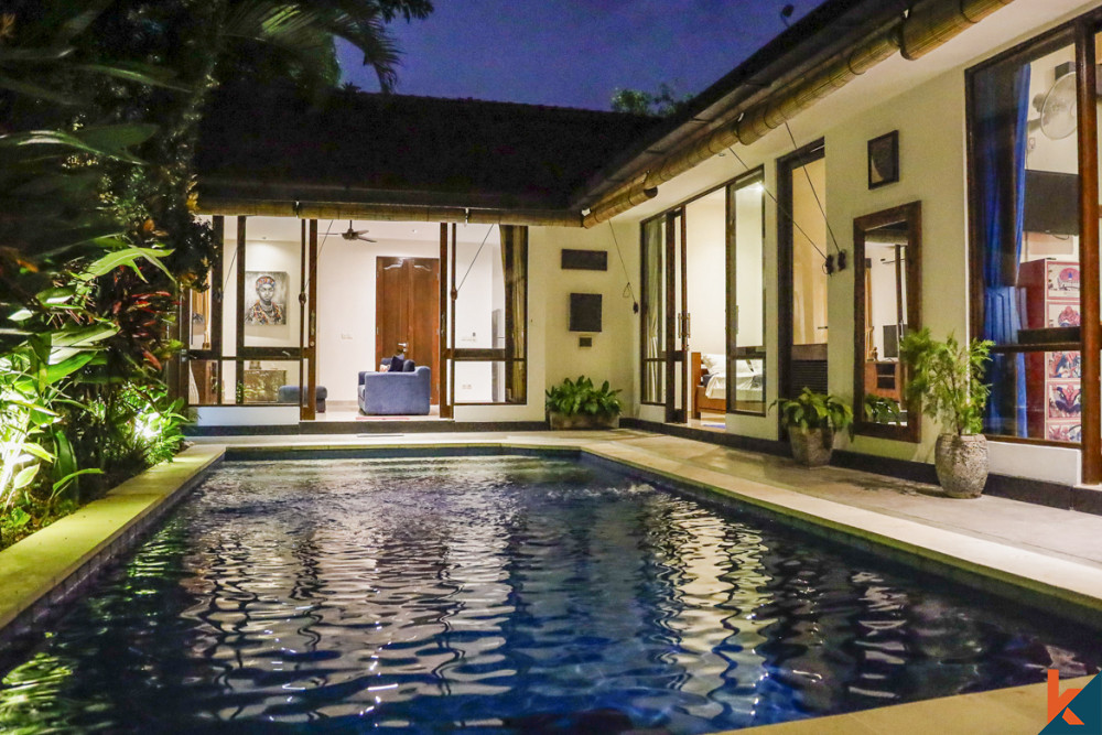 Great estate, lease hold four bedrooms mixed styles in Kerobokan