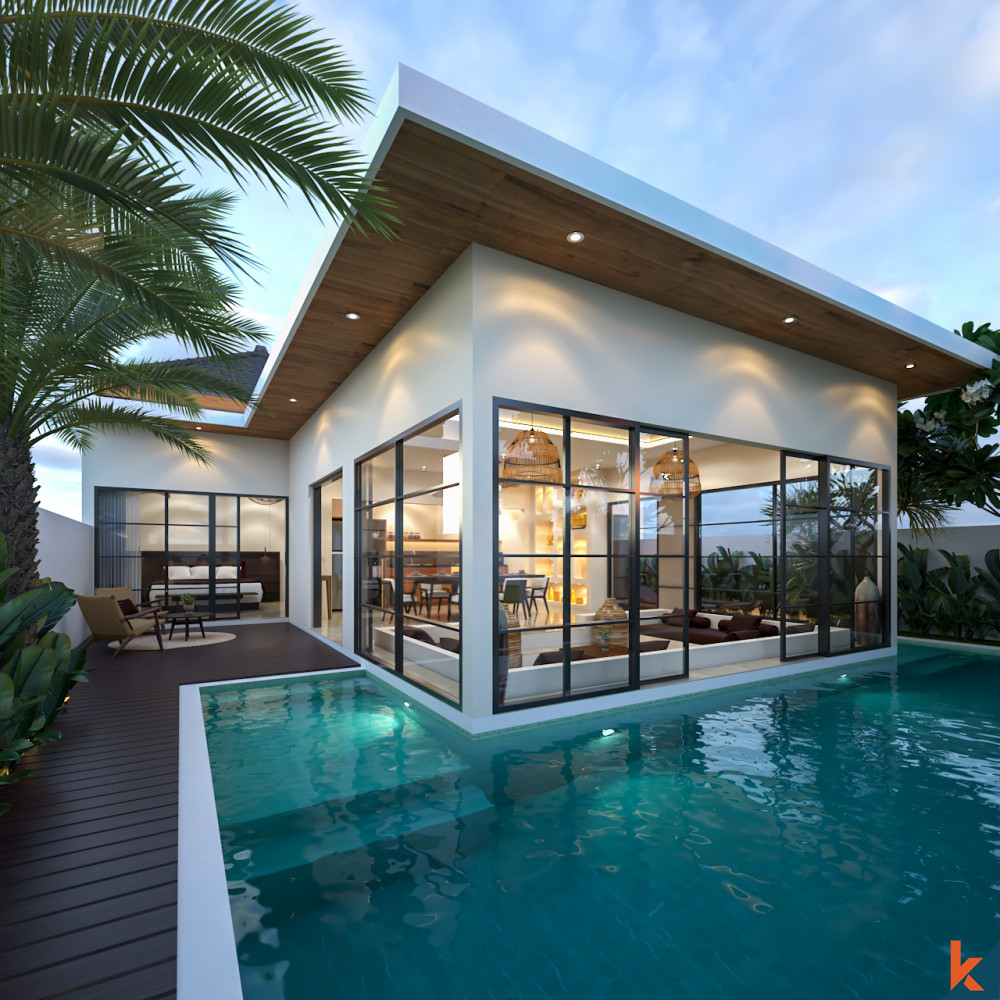 Upcoming two bedroom villa with modern features in Padonan