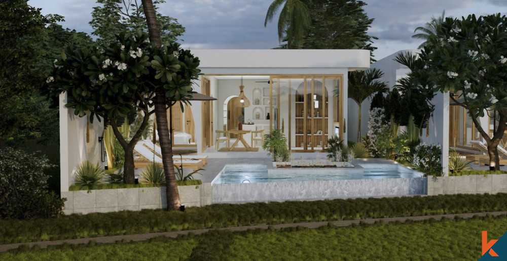 Upcoming two bedroom villa with ricefield views