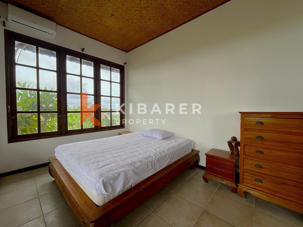 Semi Furnished Three Bedrooms Closed Living Villa Situated In Dawas Canggu