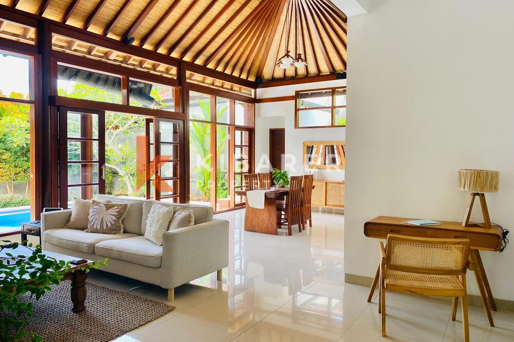Cozy Two Bedroom Enclosed Living Room Villa Situated in Canggu (Available on May 2024)