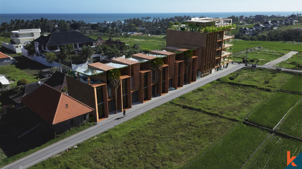 Villa sur plan de deux chambres avec vue sur l'océan à Seseh