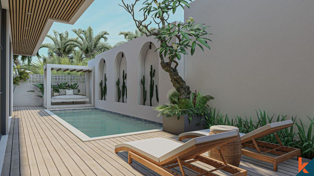 Off Plan Tiga Kamar Tidur Vila dengan konsep oasis mediterania di Pecatu