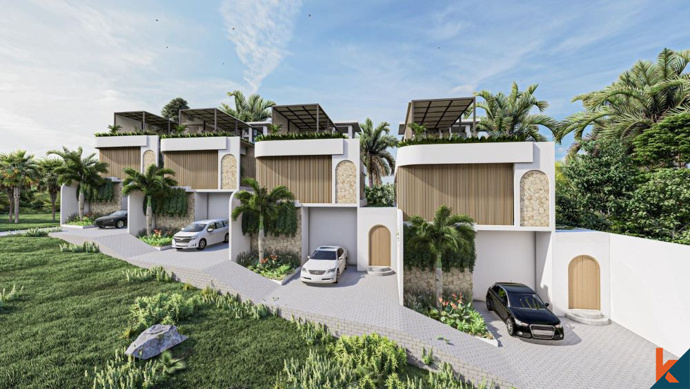 Off Plan Tiga Kamar Tidur Vila dengan konsep oasis mediterania di Pecatu