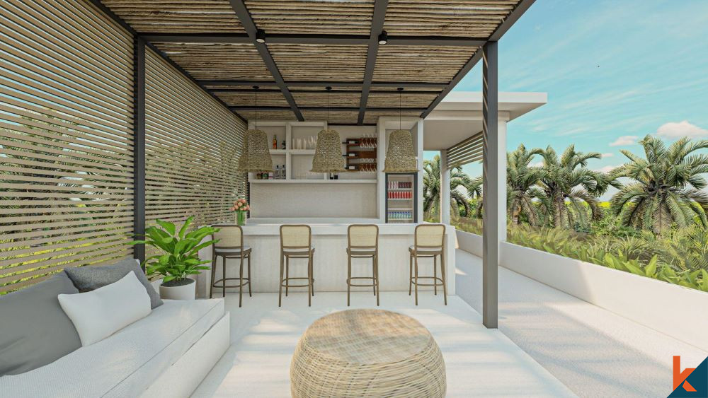 Off Plan Tiga Kamar Tidur Vila dengan konsep oasis mediterania di Pecatu