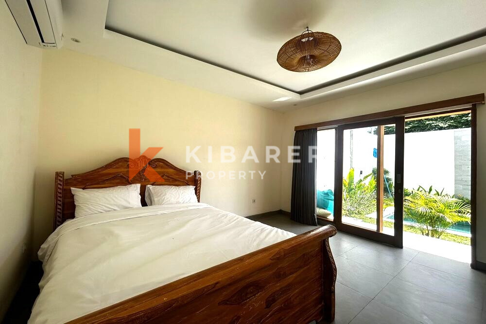 Tropical Three Bedroom Enclosed Living Villa Set in Canggu
