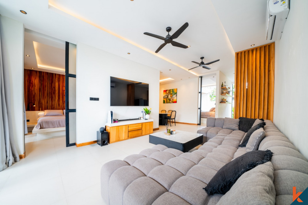 New modern three bedroom multilevel villa for lease in Uluwatu