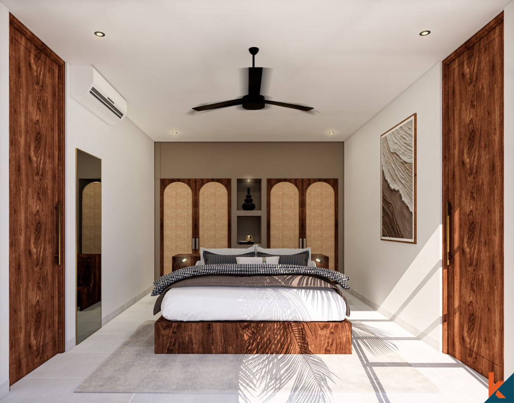 Vila dua kamar tidur modern yang akan datang di tempat tinggal pribadi