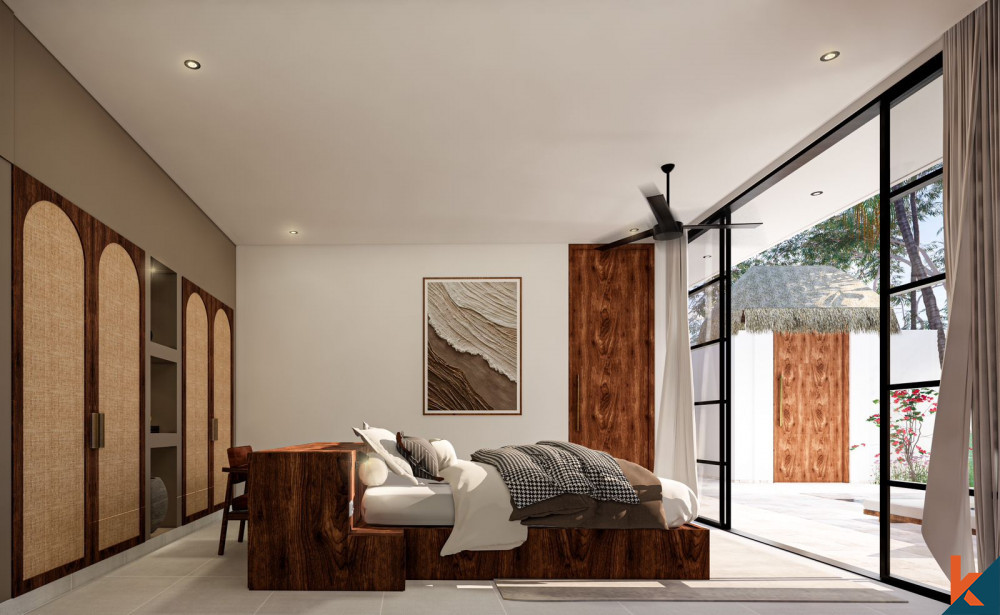 Vila dua kamar tidur modern yang akan datang di tempat tinggal pribadi