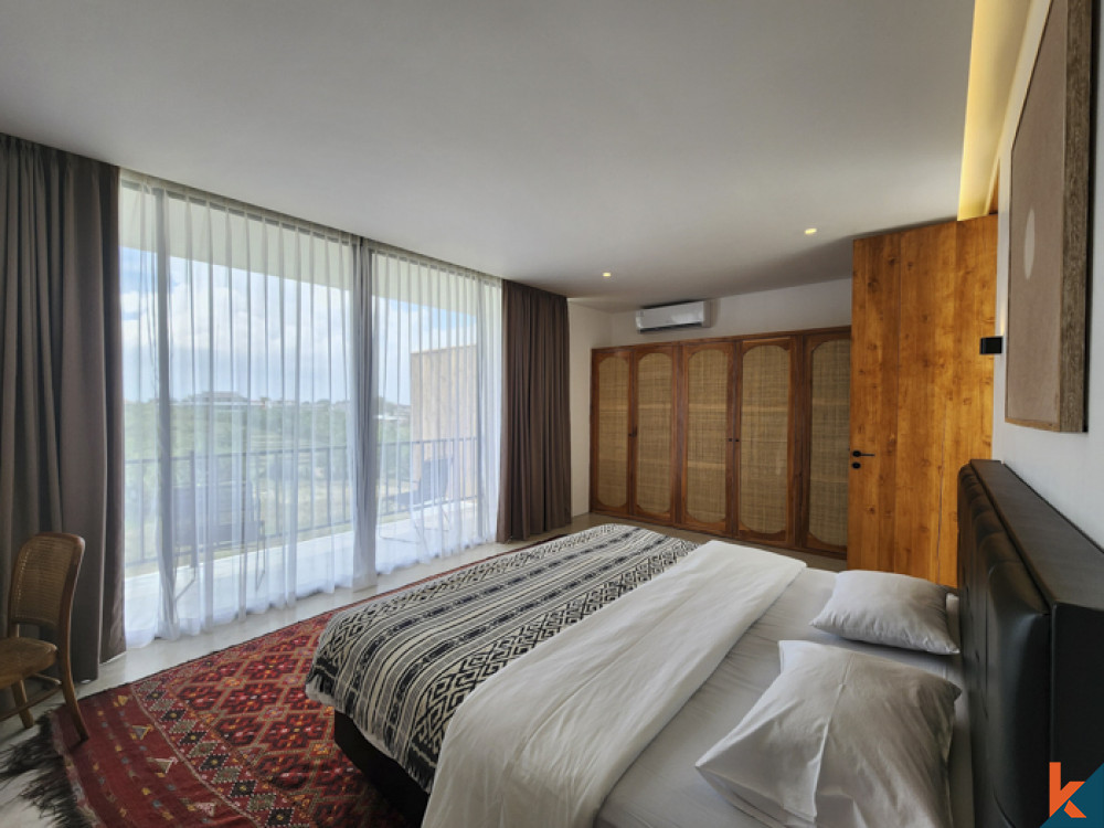 Vila dua kamar tidur baru dengan pemandangan sawah yang indah