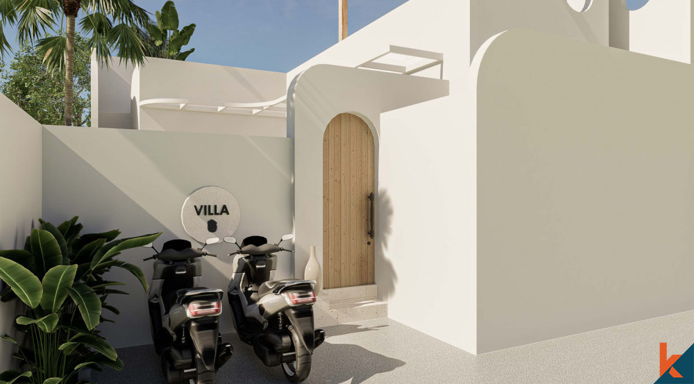 Vila modern dua kamar tidur yang akan datang untuk disewakan di dekat pantai di Uluwatu