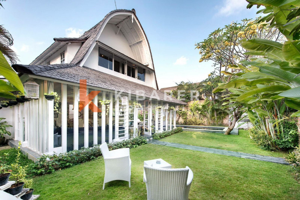 Charming Three Bedroom Villa Enclosed Living Room Situated in Central Seminyak