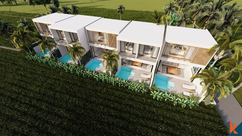 a villa complex in Bali