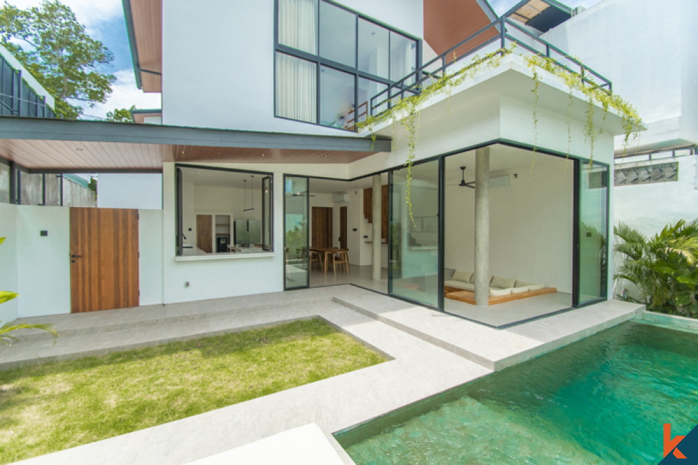 New modern two bedroom villa for lease in Pererenan