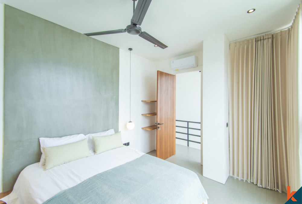 Vila dua kamar tidur modern baru untuk disewakan di Pererenan