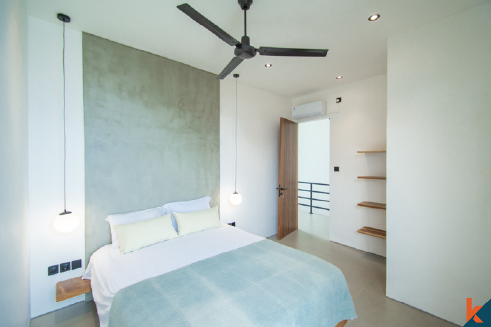 Vila tiga kamar tidur modern baru untuk disewakan di Pererenan