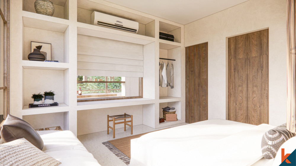 Vila dua kamar tidur baru dengan nuansa mediterania untuk disewakan di Tumbak Bayuh
