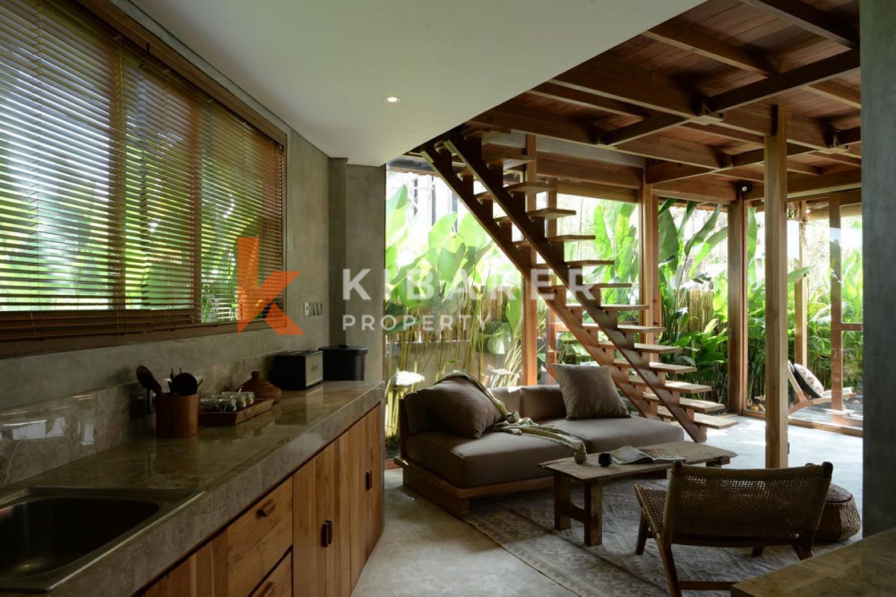 Calming Wooden Two Bedroom Enclosed Living Villa in Cemagi (Available on 30th July 2026)