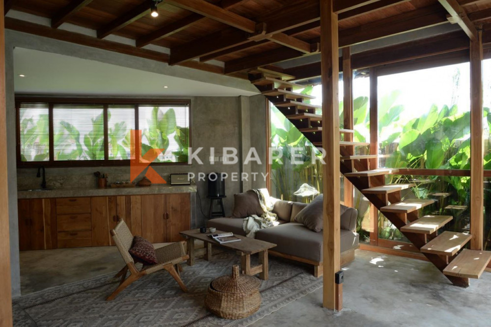 Calming Wooden Two Bedroom Enclosed Living Villa in Cemagi