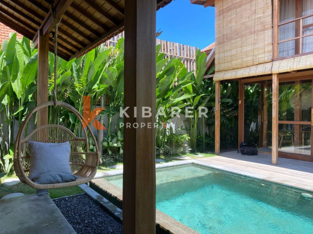 Calming Wooden Two Bedroom Enclosed Living Villa in Cemagi (Available on 30th July 2026)