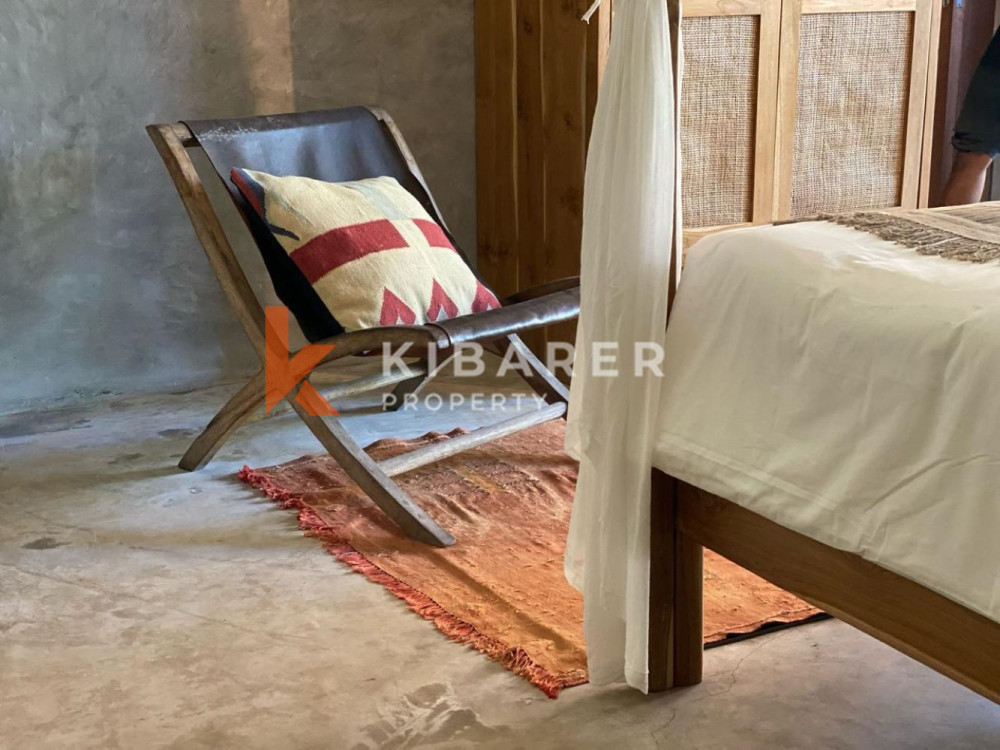 Calming Wooden Two Bedroom Enclosed Living Villa in Cemagi (Available on 30th July 2026)