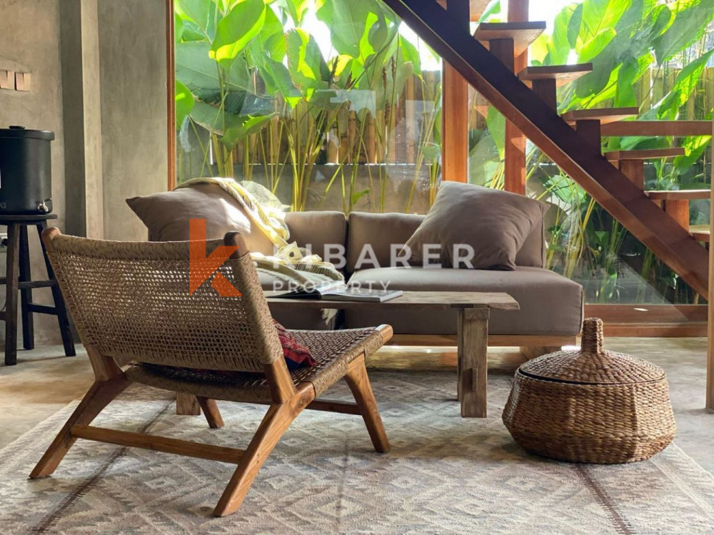 Calming Wooden Two Bedroom Enclosed Living Villa in Cemagi (Available on 30th July 2026)