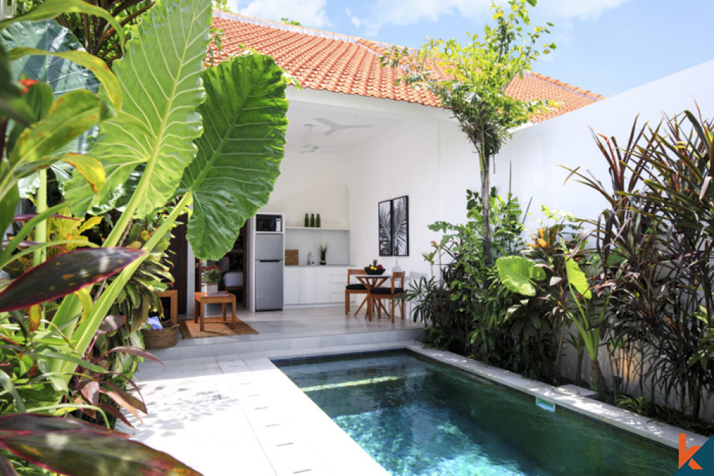 Nouvelle villa d'investissement d'une chambre à louer dans le centre de Seminyak