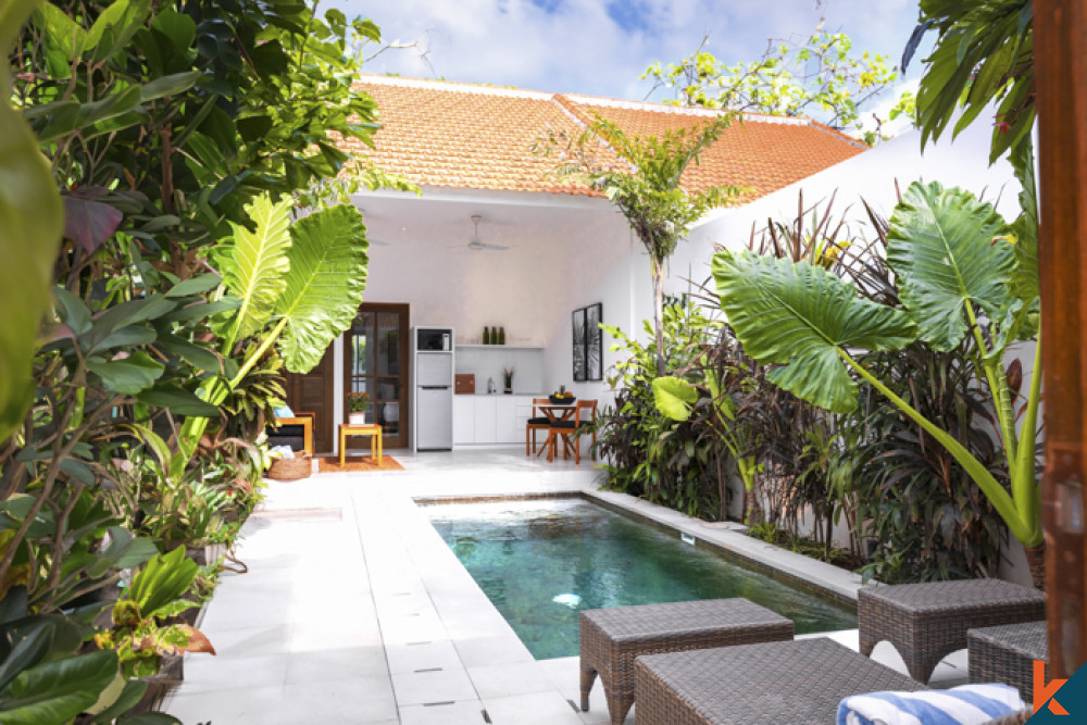 Nouvelle villa d'investissement d'une chambre à louer dans le centre de Seminyak