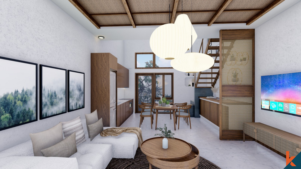 One Bedroom Off Plan Loft Apartment in Canggu