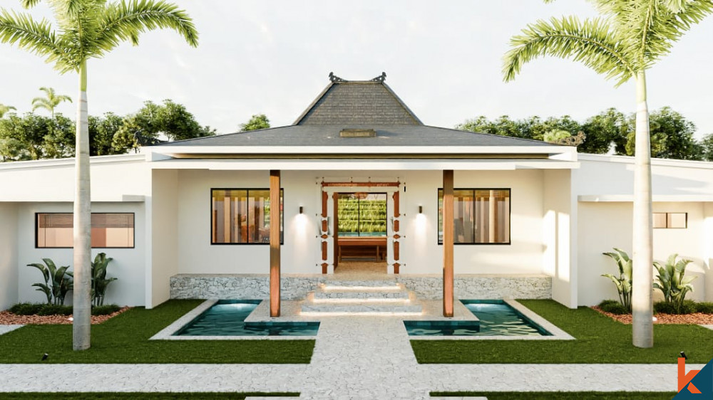 Villa Serene 3 Kamar Tidur Mendatang di Ubud Dijual