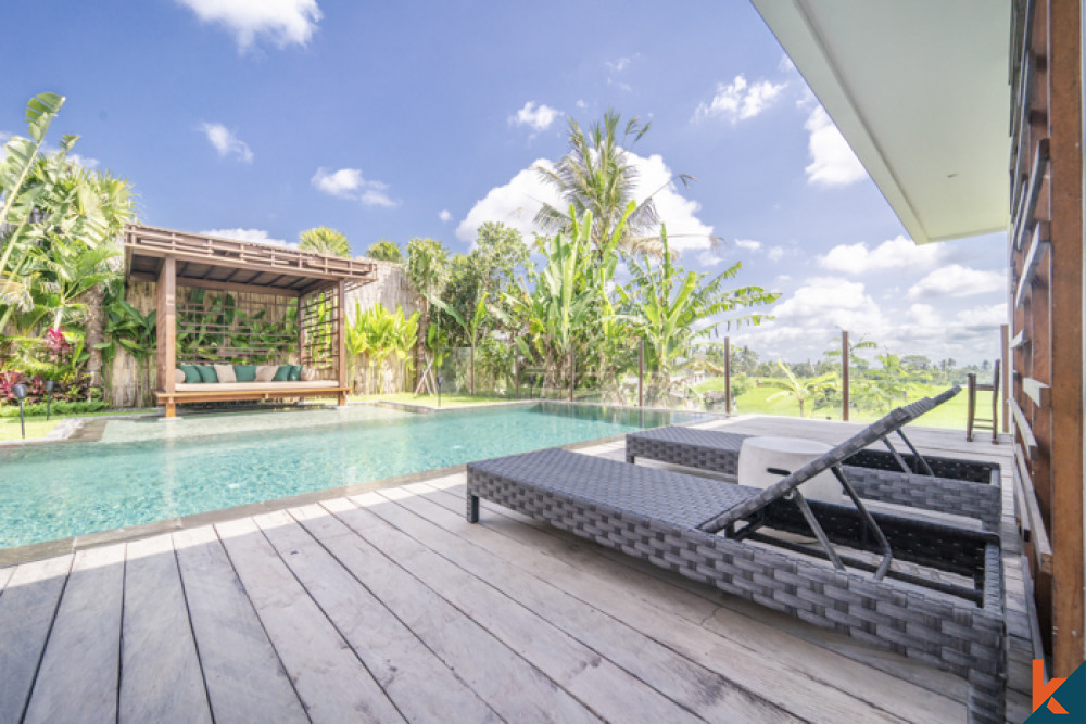 Good investment four bedroom villa for lease in Ubud